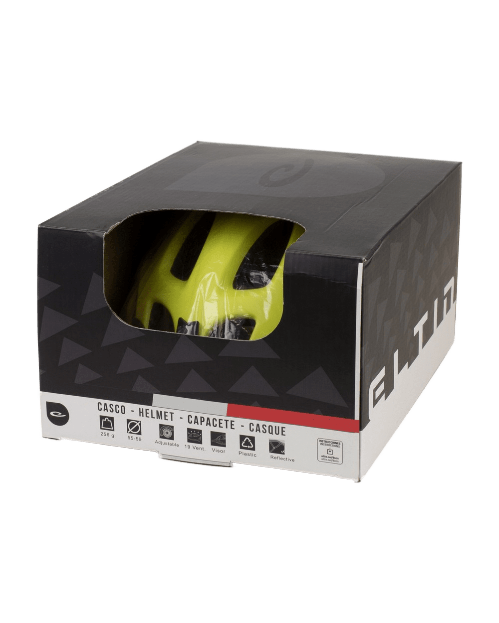 Casco Eltin Brave Amarillo Mate (M)