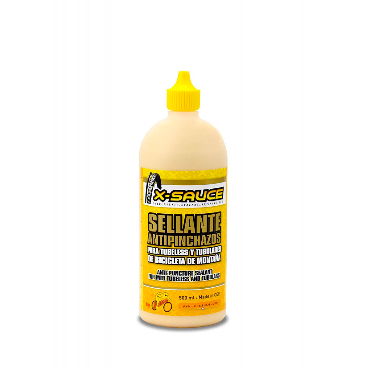 LÍQUIDO SELLANTE TUBELESS MTB X-SAUCE 500 ML