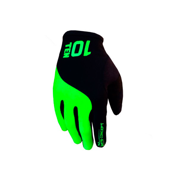 Guante 10TEN Negro/Lima (M)