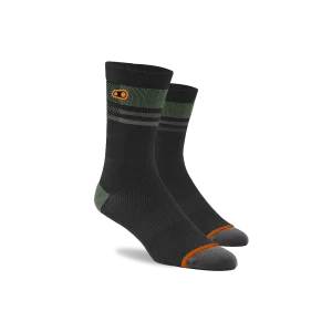 Calcetines Crank Brothers Icon MTB BLACK/ORANGE/GREEN S/M