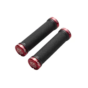 Puño REVERSE R-Shock Lock 29mm x 130mm Black/Red Anodizado