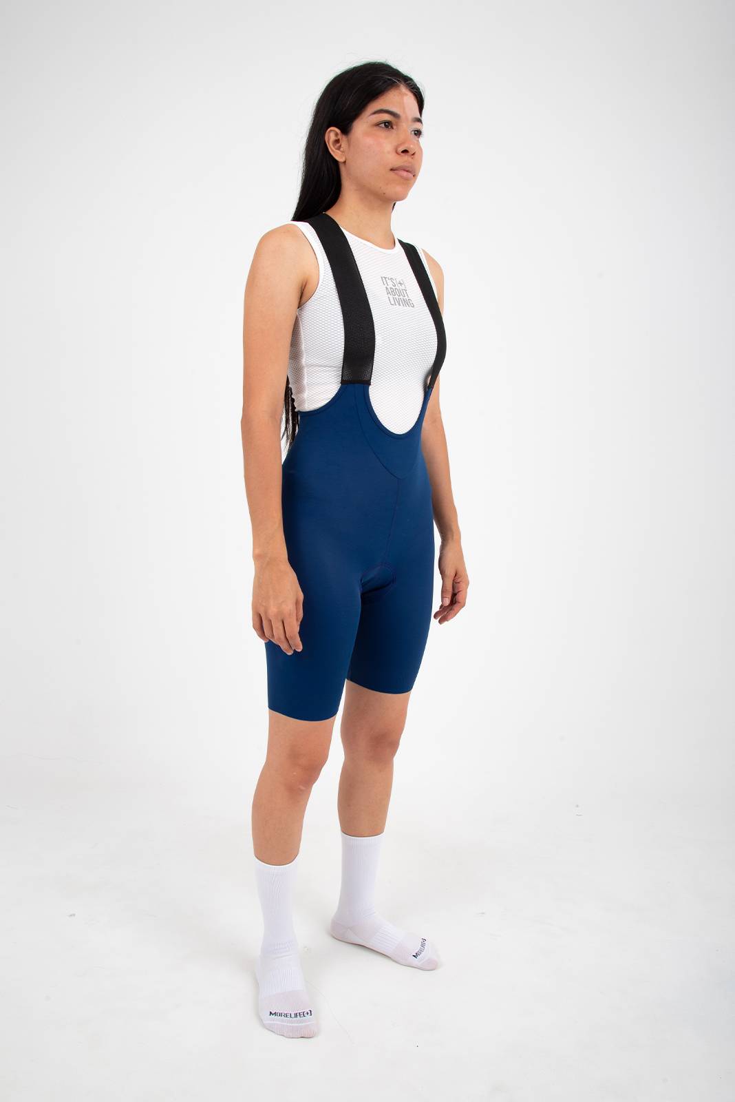 Calza de ciclismo Unlimited 2.0 Azul Mujer