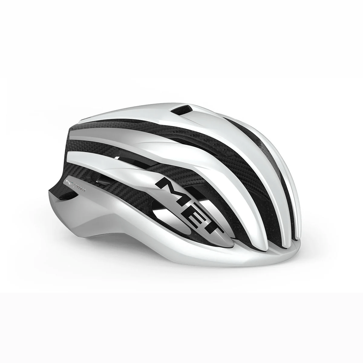 Cascos MET Trenta 3K Carbon MIPS CE White Silver / Matt